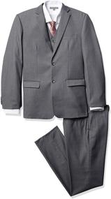 img 4 attached to 👔 Geoffrey Beene Boys Solid Ensemble: Premium Clothing & Suits for Boys
