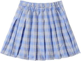 img 3 attached to 👗 MakeMeChic Pleated Skirts: Flared Skater Girls' Clothing for Fashionable Looks