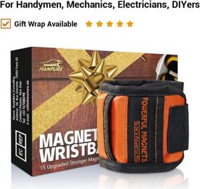 img 3 attached to Ultimate Tool Gifts for Men: Magnetic Wristband & Tool Belt Stocking Stuffers - Perfect for Dad, Husband, DIY Enthusiasts - Christmas & Birthday Gift Ideas!