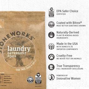 img 2 attached to 🌿 Grab Green Stoneworks Oak Tree Laundry Detergent Pods - 100 Pods, EPA Safer Choice Certified