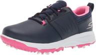 skechers girls finesse spiked golf girls' shoes for athletic logo