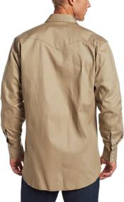 img 1 attached to Wrangler Authentic Cowboy Western Long Sleeve Men's Clothing: Timeless Style for the Modern Man