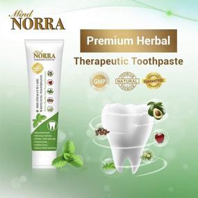 img 3 attached to 🦷 Norra Block Morning Freshness: Teeth Whitening Toothpaste for Halitosis Treatment, Stain Removal, Sensitive Repair - Fluoride Free (3.5 Oz)