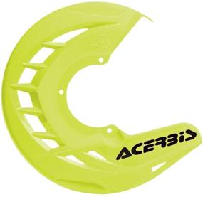 img 1 attached to Acerbis X-Brake Front Disc Cover (FLO-Yellow) For 02-16 Honda CRF450R