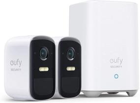 img 4 attached to 🏠 eufy Security 2C Pro 2-Cam Kit: Wireless Home Security System, 2K Resolution, 180-Day Battery Life, HomeKit Compatibility, IP67, Night Vision, No Monthly Fee