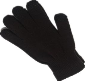 img 1 attached to Winter Texting Gloves with Larger Black Touchscreen Display