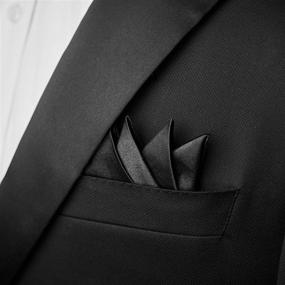 img 2 attached to 🎩 Enhancing Elegance: DEVPSISR Prefolded Pocket Square Handkerchief