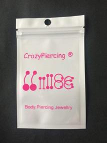 img 1 attached to CrazyPiercing Rhinestone Septum No Piercing Jewelry
