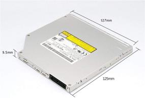 img 1 attached to 🖥️ OSGEAR 9.5 мм Ультра тонкий SATA 8X DVDRW CD DVD RW ROM привод прожига писателя M-Disc для ноутбука ПК MC совместимый с устройством оптического привода Apple 13" 15" 17" MacBook Pro Unibody A1278 A1286 A1297