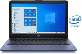 img 4 attached to 💻 High-Performance 2021 HP Stream 11.6" HD Laptop with Intel Celeron N4020, 4GB RAM, 64GB eMMC Flash Memory, 1-Year Office 365, HDMI, Bluetooth, Windows 10, Blue, AllyFlex MP, Ideal for Online Classes