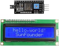 📺 sunfounder iic i2c twi 1602 серийный жк-модуль дисплея для arduino r3 mega 2560 16x2 - улучшенный дисплей arduino для проектов логотип