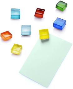 img 1 attached to 🌈 Colorful 24-Piece Set: Decorative Fridge Magnets for Office, Kitchen, Locker, Glass - Cute Refrigerator Magnets