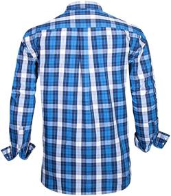 img 3 attached to 👔 Stylish Western Shirts: Classic Buttoned Regular Sleeve Men's Clothing Collection