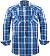 👔 stylish western shirts: classic buttoned regular sleeve men's clothing collection logo