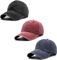 🧢 vintage washed unisex baseball cap - distressed twill adjustable dad hat логотип