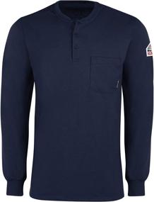 img 2 attached to 👕 Bulwark Cotton Tagless Men's Clothing and Shirts - Resistant, 3X Large