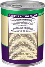 img 2 attached to 🦃 Blue Buffalo Basics Grain Free Turkey Senior Wet Dog Food - Limited Ingredient Diet, Natural 12.5-oz cans (Pack of 12)