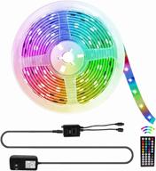 🔊 10м/32.8фт светодиодная лента binval rgb с управлением по bluetooth в режиме синхронизации с музыкой, цветные лампы smd5050 для телевизора, спальни, бара, вечеринки и декорирования дома. логотип