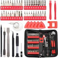 🛠️ sharden electronics repair tool kit: 56 in 1 precision screwdriver set for ps4, xbox one, nintendo, game controller, computer, laptop, pc, iphone, cellphone, tablet, switch lite, joycon, nes, n64 logo