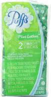 🤧 puffs plus lotion 2-to-go pack facial tissues - 20 tissues total logo