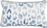 stylish miron cheetah throw pillow for home décor - thro by marlo lorenz, arizona blue, 1 count (pack of 1) logo