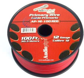 img 2 attached to 🔳 Audiopipe 12 Gauge Wire, Red & Black, 100 FT Each, Primary Stranded Copper CLAD, Power Ground