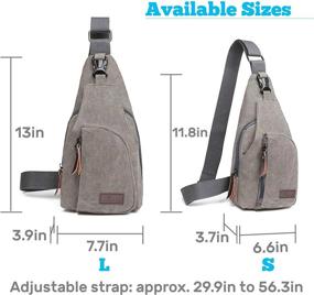 img 1 attached to Multipurpose Kalevel Crossbody Backpack with Shoulder Straps