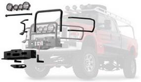 img 2 attached to 🚗 High-Performance Trans4mer Winch Carrier Kit for Large Frame Winches - WARN 90110 Gen II