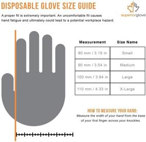 img 3 attached to High-Quality Black Nitrile Gloves: Latex-Free, Powder-Free, Thin 3.5 mil, Size Small (Box of 200)