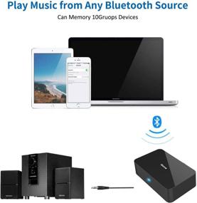 img 1 attached to 🔊 Geva Bluetooth Receiver Wireless Audio Adapter - Music Streaming for Home Stereo/TV Speakers with apt-X Low Latency