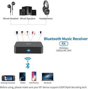 img 3 attached to 🔊 Geva Bluetooth Receiver Wireless Audio Adapter - Music Streaming for Home Stereo/TV Speakers with apt-X Low Latency