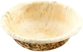 img 3 attached to 🍃 50-Pack 7 Ounce Disposable Bamboo Bowls - Compostable, Biodegradable, Leak-Resistant Round Plates made from Natural Bamboo - Ideal for Parties, Catering, or Restaurants - by Restaurantware