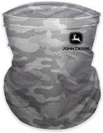 🌿 john deere gray camouflage gaiter - essential men's accessory for outdoor enthusiasts logo