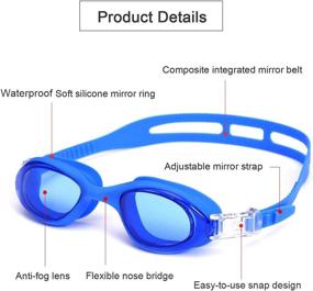 img 3 attached to YUELANG Anti Fog Protection Swimming Professional