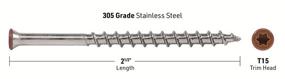 img 2 attached to 🔩 DeckWise #8X2-1/2" Premium Deck Screws: Durable and Versatile Solution for Deck Installations