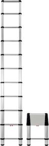 img 1 attached to Telesteps 1400E Fully Automatic Telescoping Ladder with One-Touch Release – OSHA Compliant, 10.5 ft Extended Height, Up to 14 ft Reach – Telescoping Extension Ladder