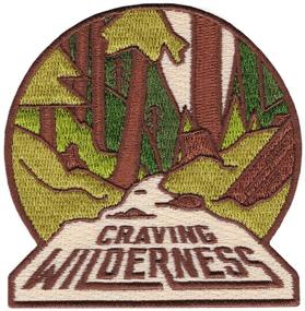 img 4 attached to Asilda Store Wilderness Craving 🏞️ Embroidered Patch - Sew or Iron-on