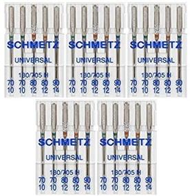 img 2 attached to 🧵 25 Schmetz Assorted Universal Sewing Machine Needles - Sizes 70/10, 80/12, 90/14 (130/705H 15x1H) - Original Version