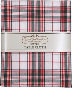 img 1 attached to 🎄 Christmas Cotton Checkered Tablecloth by Yourtablecloth