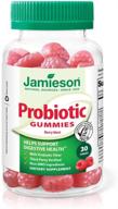 🌱 jamieson probiotic gummies for adults - 5 billion cfu: optimize gut, digestive, and immune health with pre and probiotics logo