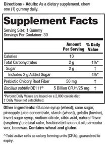 img 2 attached to 🌱 Jamieson Probiotic Gummies for Adults - 5 Billion CFU: Optimize Gut, Digestive, and Immune Health with Pre and Probiotics