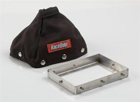 img 3 attached to 🔥 RaceQuip Fire-Retardant Black Shifter Boot with Mounting Base Plate - Standard Height (Model 871001)