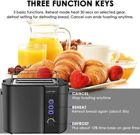 img 1 attached to 🍞 LOFTer Stainless Steel 2 Slice Toaster with Warming Rack - Best Rated Prime, Wide Slots, 6 Shade Settings