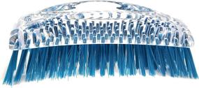 img 3 attached to 🧼 Heavy Duty All-Purpose Scrub Brush for Cleaning Bathroom, Shower, Sink, Tile, and Carpet - White and Blue