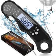 🌡️ umedo meat thermometer: instant read food thermometer 2 in 1 with probes, alarm setting, backlight, temp chart and magnet logo