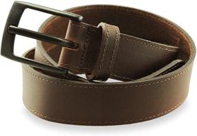 img 1 attached to Travel in Style: Thomas 👔 Bates Men's Leather Belts for Highliners