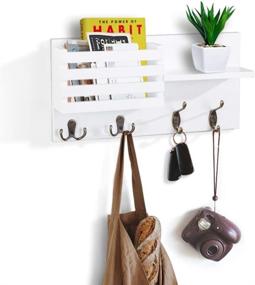 img 4 attached to AHDECOR Entryway Decorative Organizer Newspaper