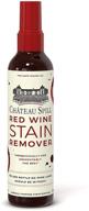 🍷 chateau spill red wine stain remover – highly concentrated and safe cleaner spray for new and set-in wine stains on carpet, rugs, clothing upholstery, and laundry (120ml, 4 oz spray bottle) logo