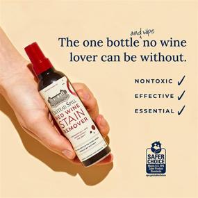 img 1 attached to 🍷 Chateau Spill Red Wine Stain Remover – Highly Concentrated and Safe Cleaner Spray for New and Set-In Wine Stains on Carpet, Rugs, Clothing Upholstery, and Laundry (120ml, 4 oz Spray Bottle)