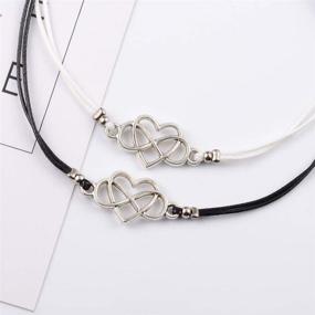 img 2 attached to Браслеты SUNSH Infinity Friendship Adjustable